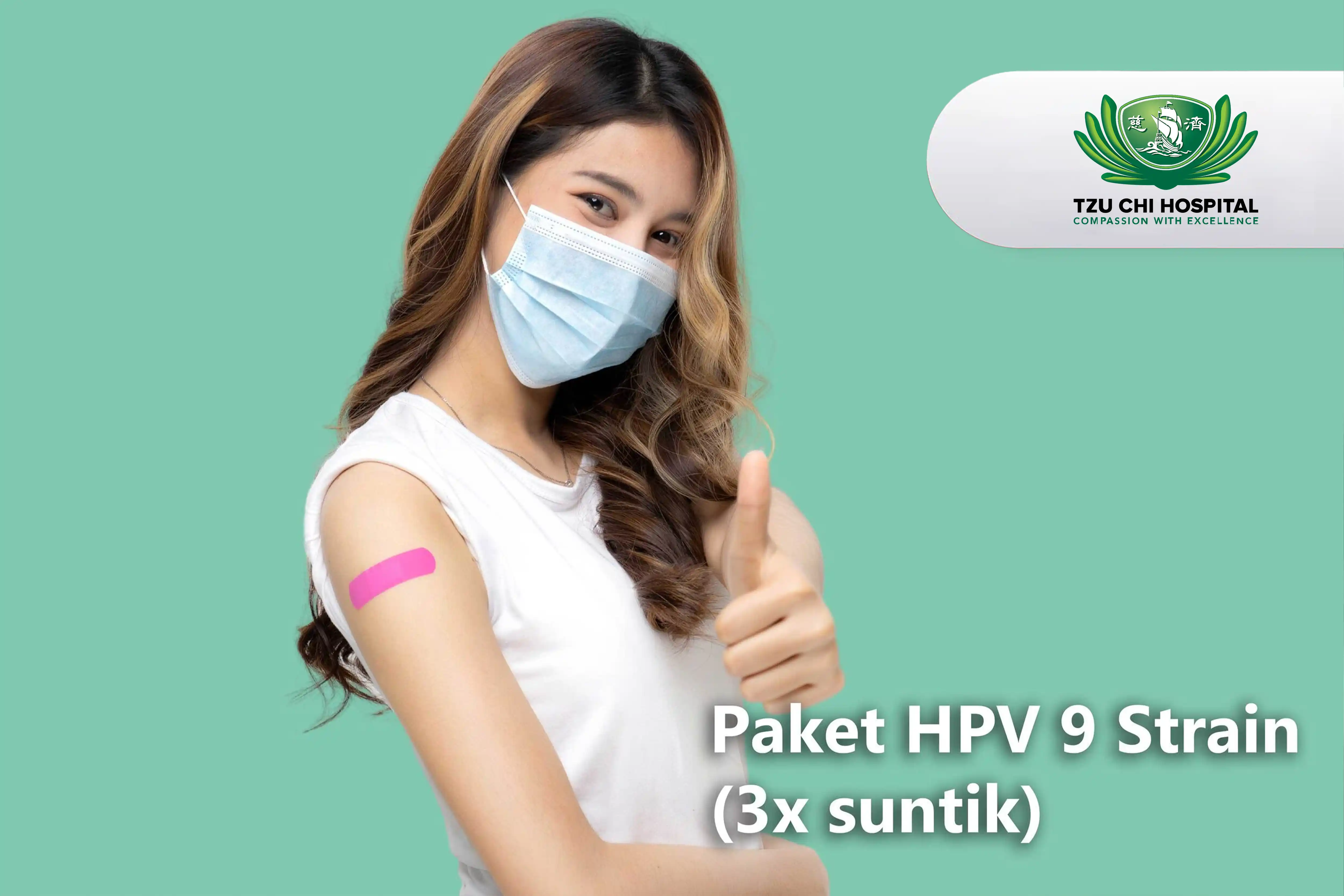 Vaksin HPV 9 strain (3x suntik)